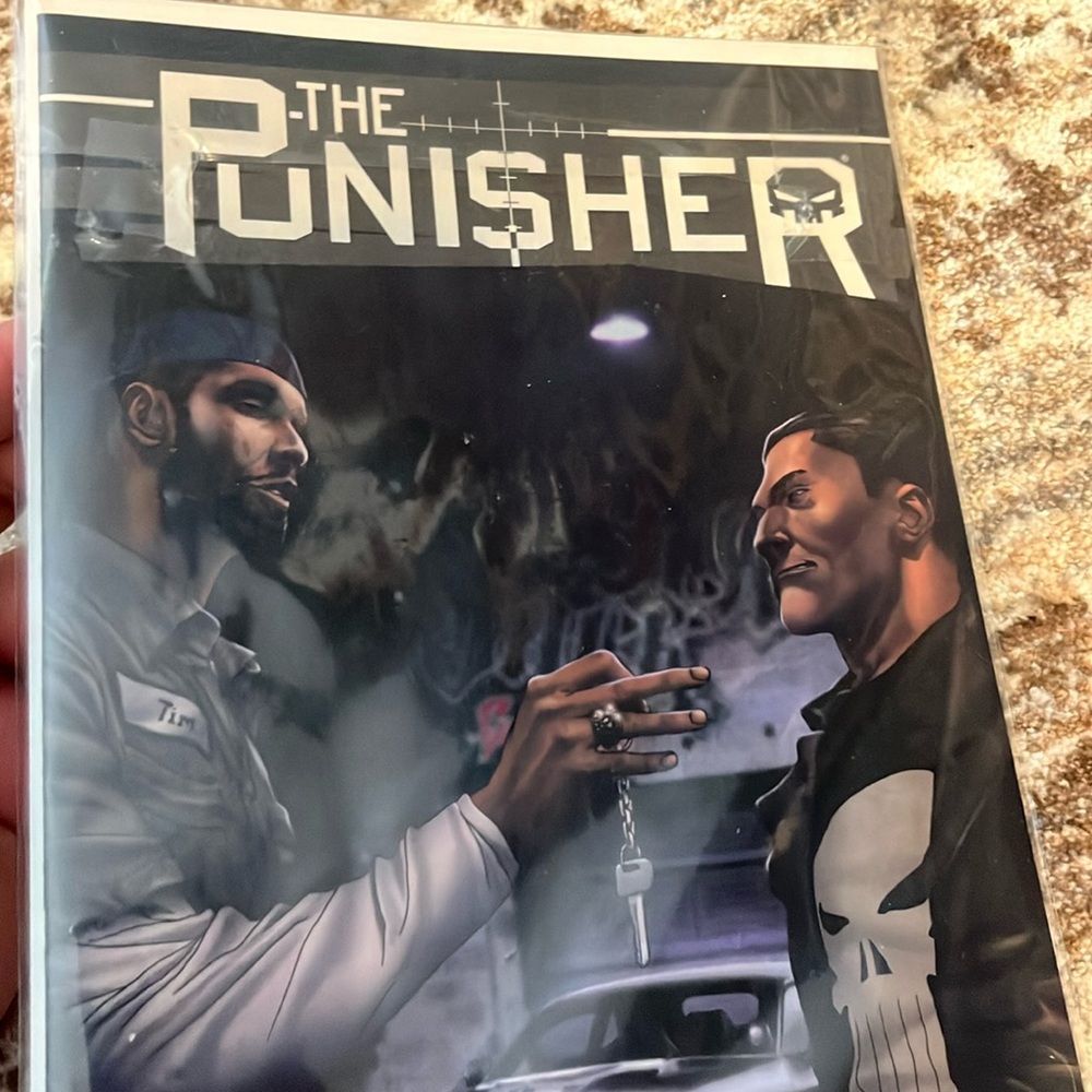 COPY - Rare Tim Duncan the punisher  variant edition cover
